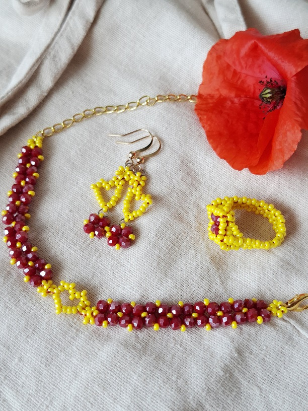 Anabel set (červená, žltá)