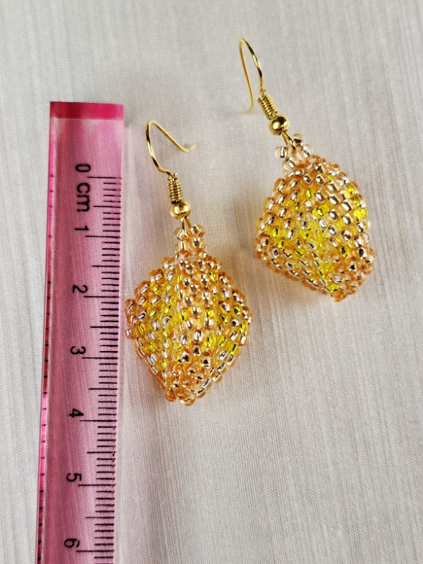 Ľadové kryštály (oranžová) 3