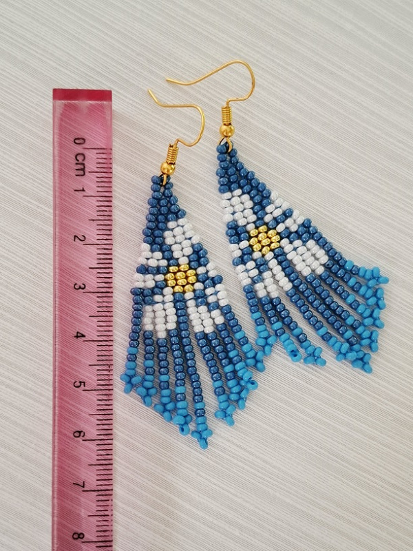 Margarétky (patina blue) 5