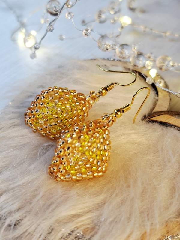 Ľadové kryštály (oranžová) 2