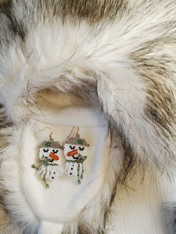 Snehuliaci (dymová platinová, zelená) 5