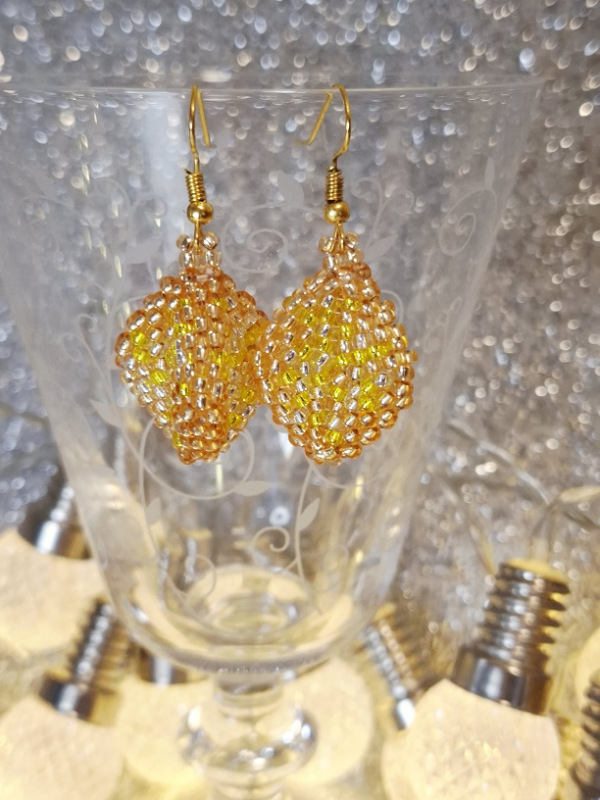 Ľadové kryštály (oranžová) 4