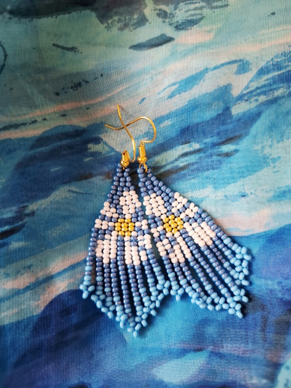 Margarétky (patina blue) 4