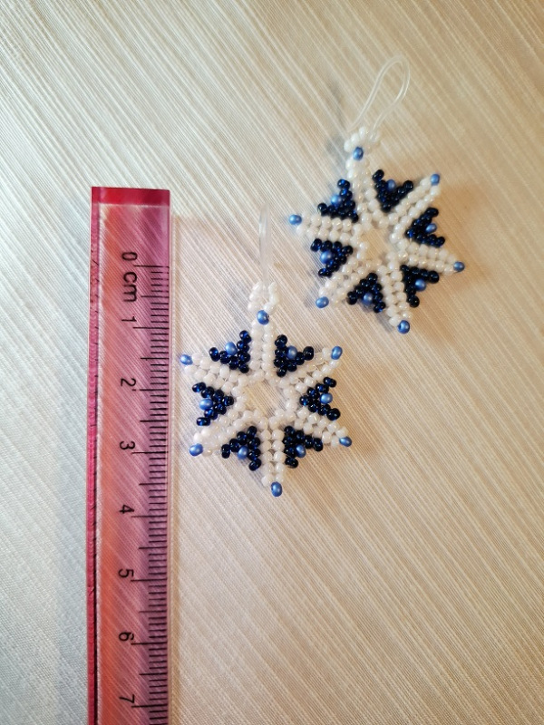 Ľadové hviezdy (biela) 4