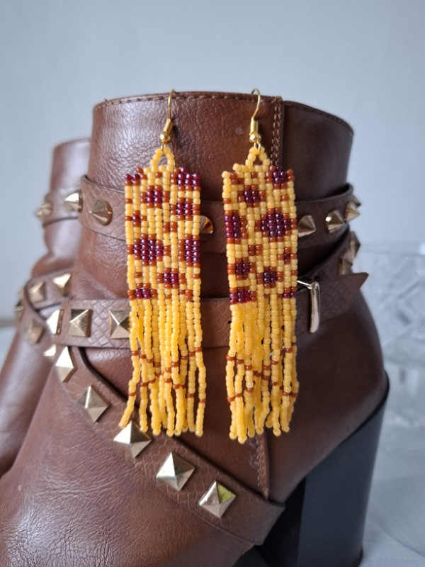 Náušnice s leopardím vzorom