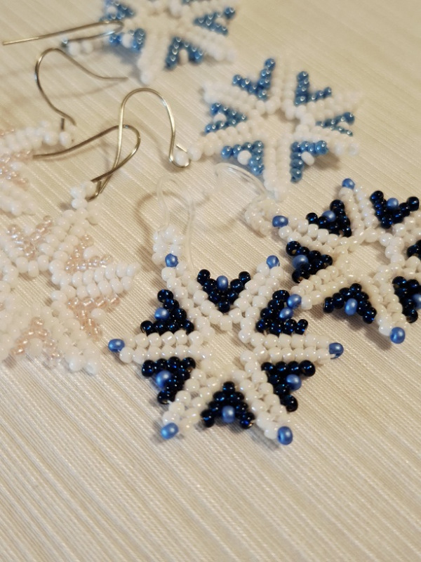 Ľadové hviezdy (tmavo modrá) 3