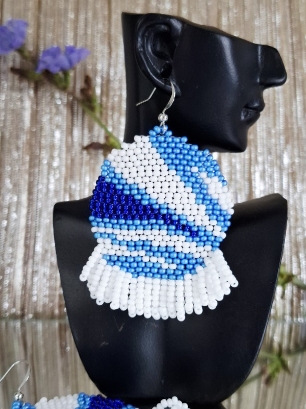 Linky sem a tam (blue - white) 1