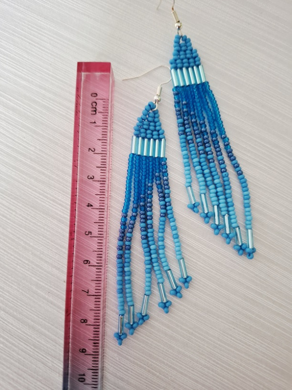 Brine s prstienkom (patina blue) 5