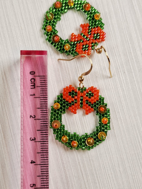 Vianočné venčeky s flitrami 3