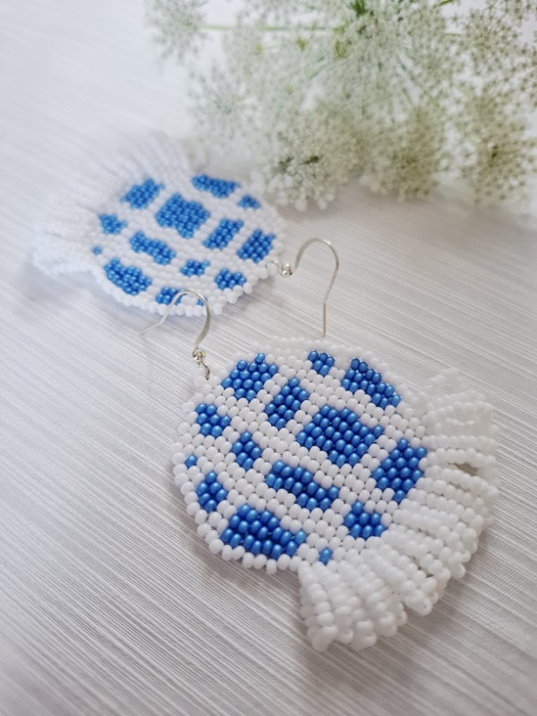 Káro (blue - white) 2