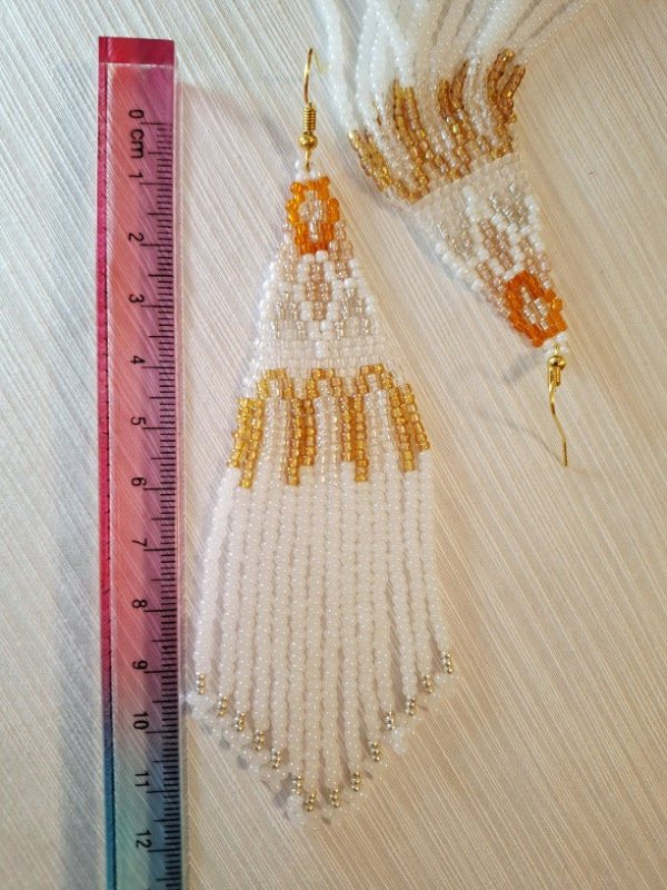 Ako ľad (zlatá, oranžová) 3