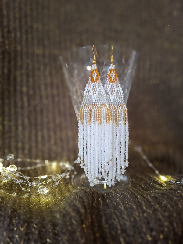 Ako ľad (zlatá, oranžová) 4