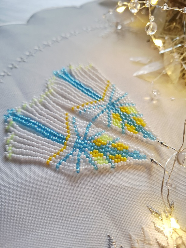 Ako ľad (biela, tyrkysová) 1