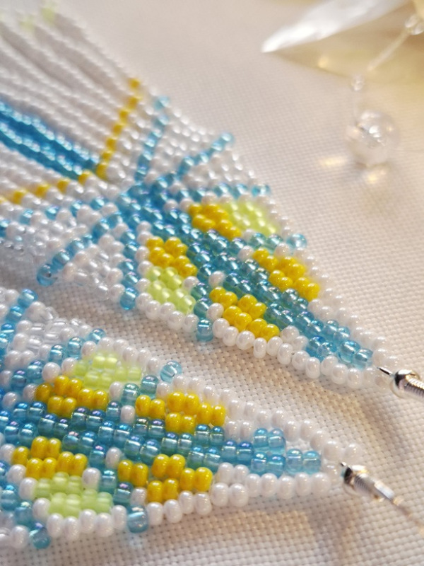 Ako ľad (biela, tyrkysová) 2