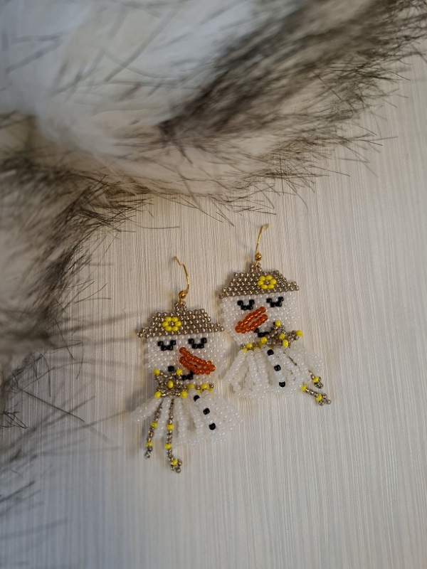 Snehuliaci (dymová platinová, žltá) 4